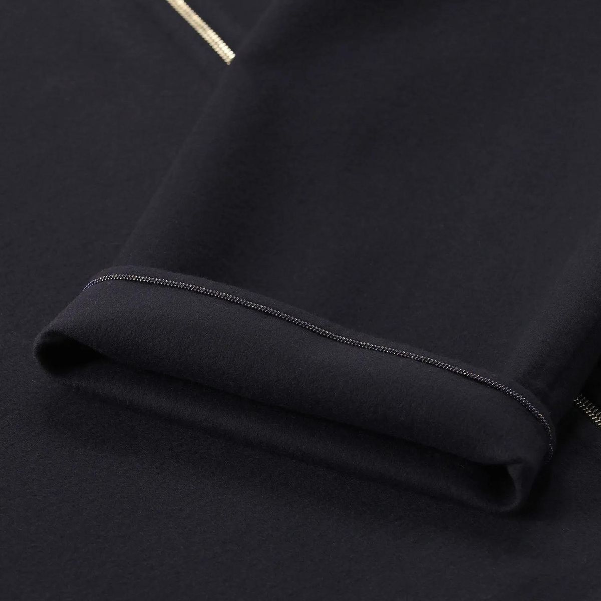 Jacke aus Merinowolle mit Reißverschluss