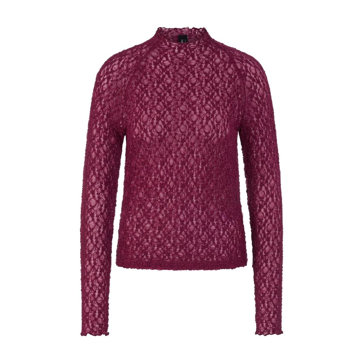 Elegantes Langarmshirt aus Spitze