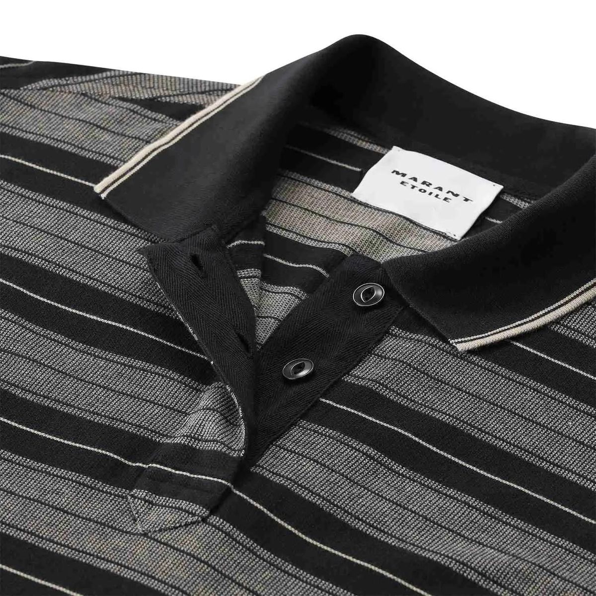 Gestreiftes Baumwoll-Piqué-Polokleid