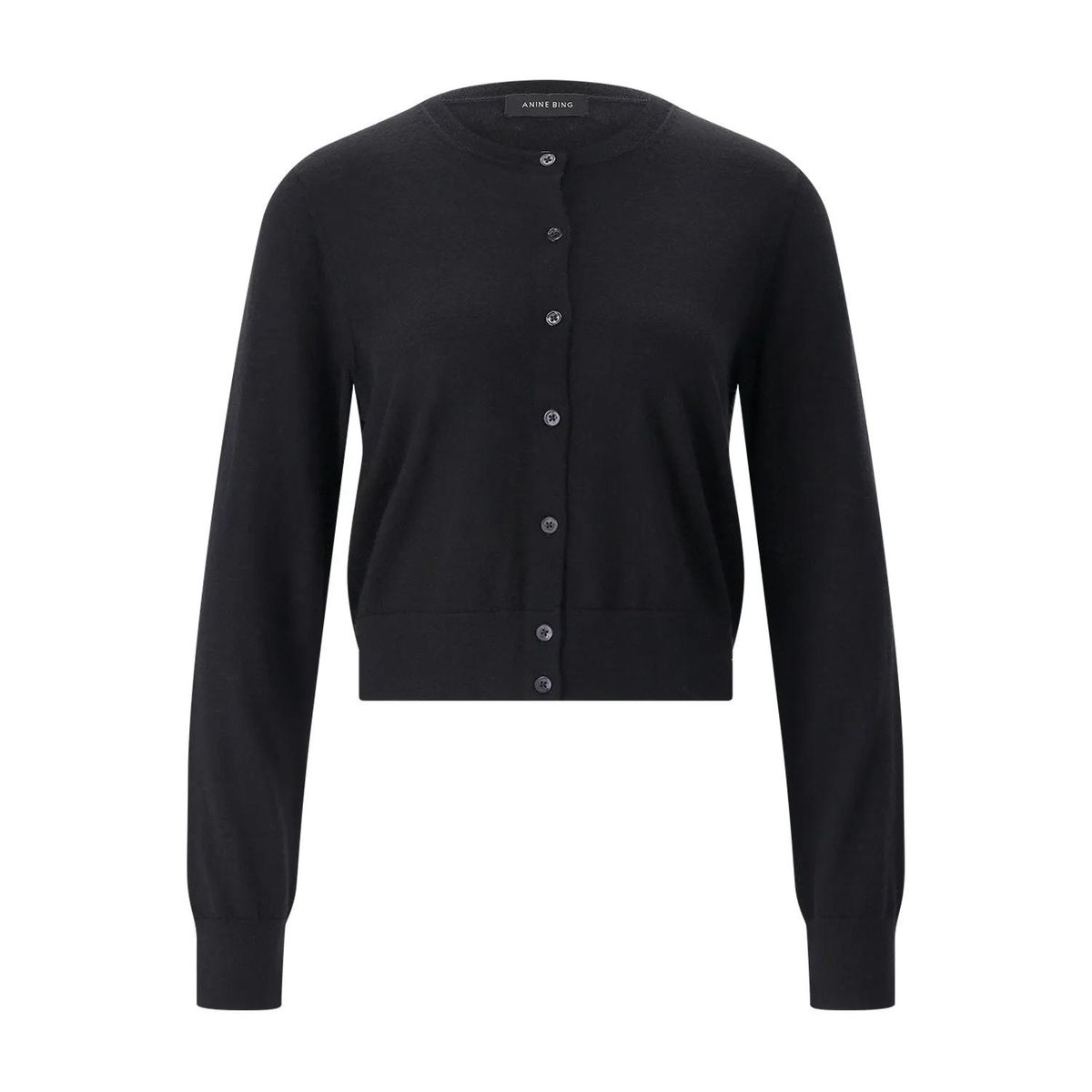 Klassische Strickjacke aus Woll-Kaschmir-Mischung