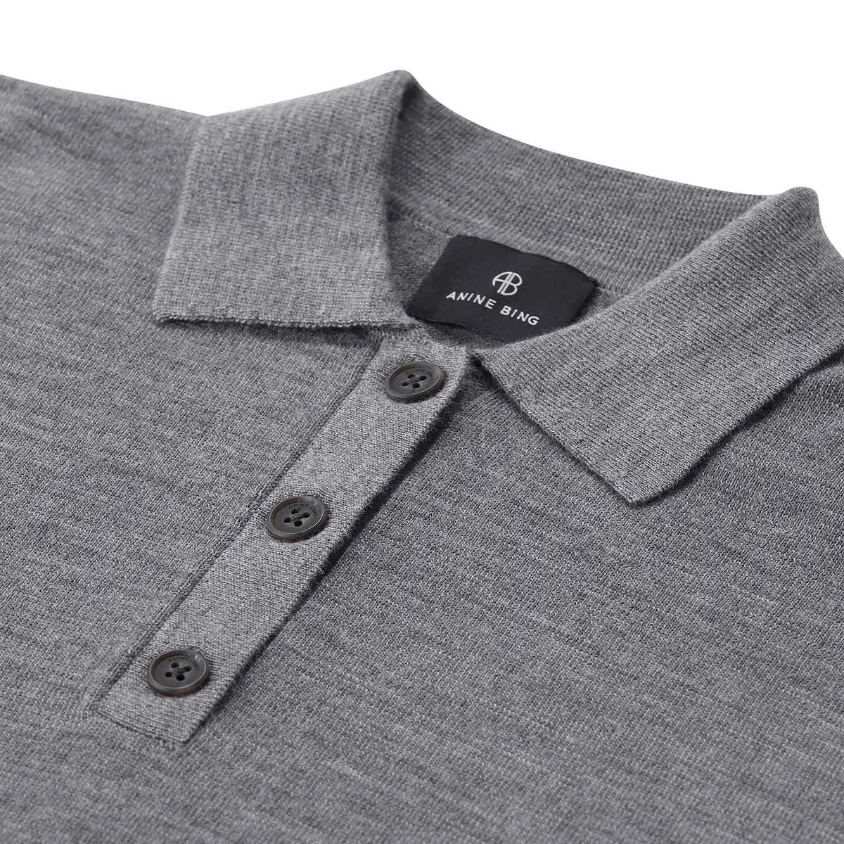 Elegantes Polo-Top aus Merino-Kaschmir