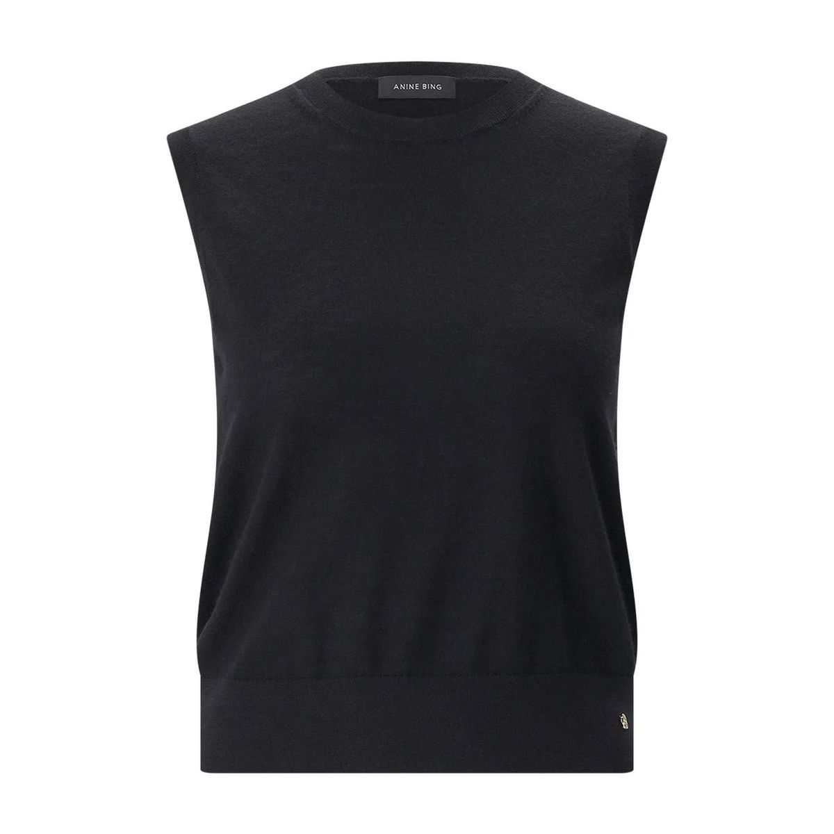 Gestricktes Tanktop aus Merino-Wolle und Kaschmir