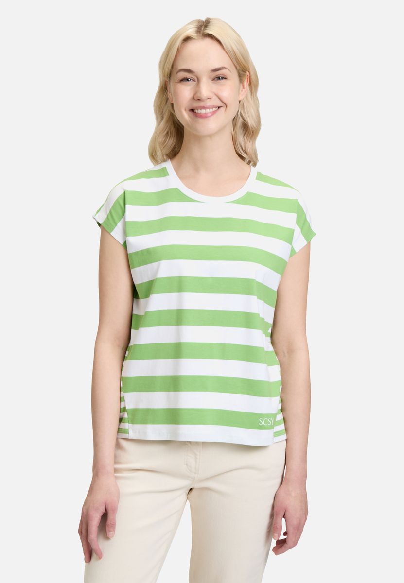 Gestreiftes T-Shirt mit lockerer Passform