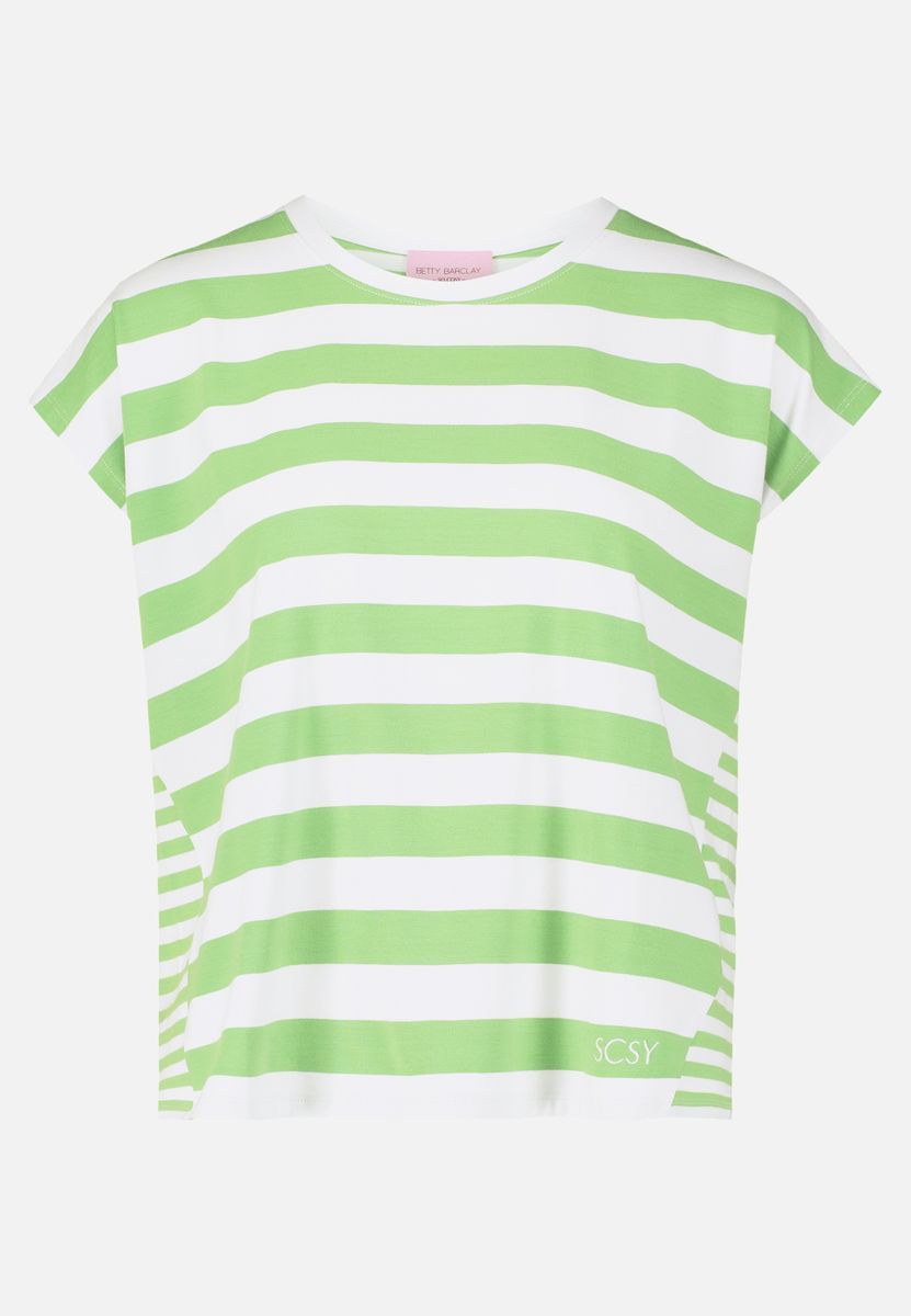 Gestreiftes T-Shirt mit lockerer Passform