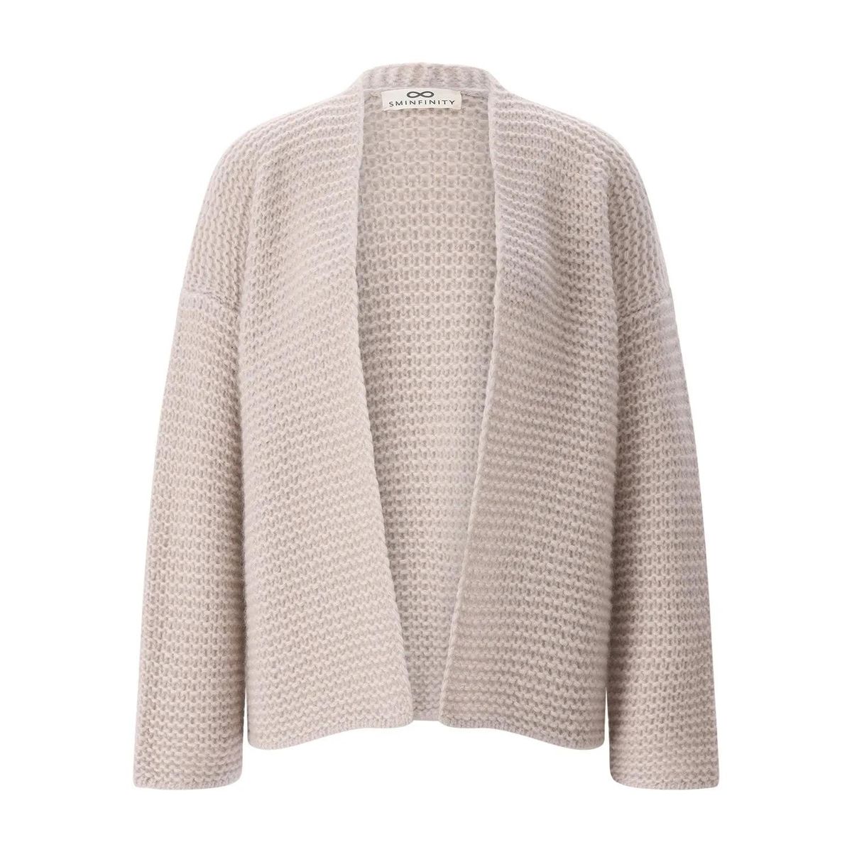 Offene Strickjacke aus Kaschmir-Seide