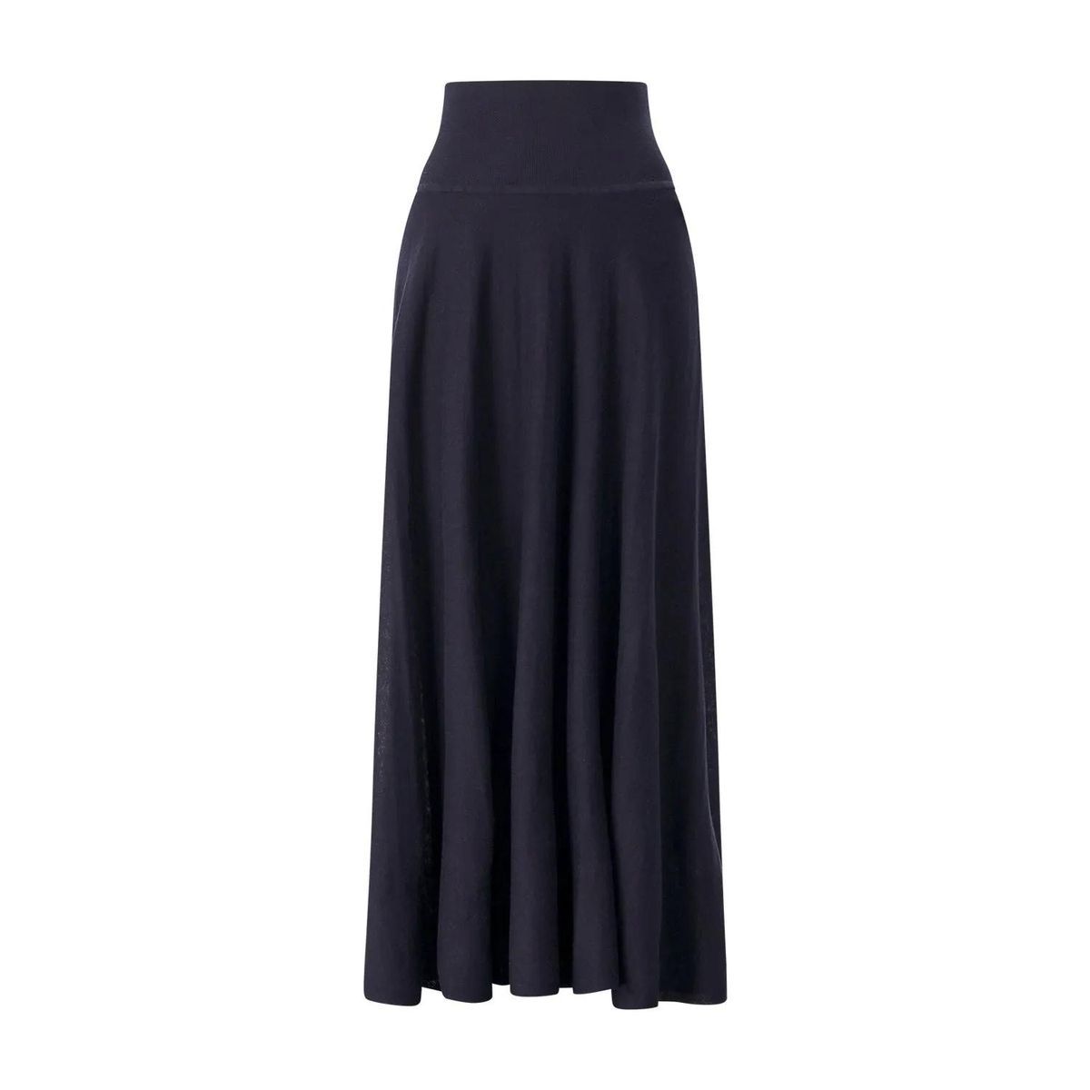 Eleganter Maxirock aus Seide und Leinen