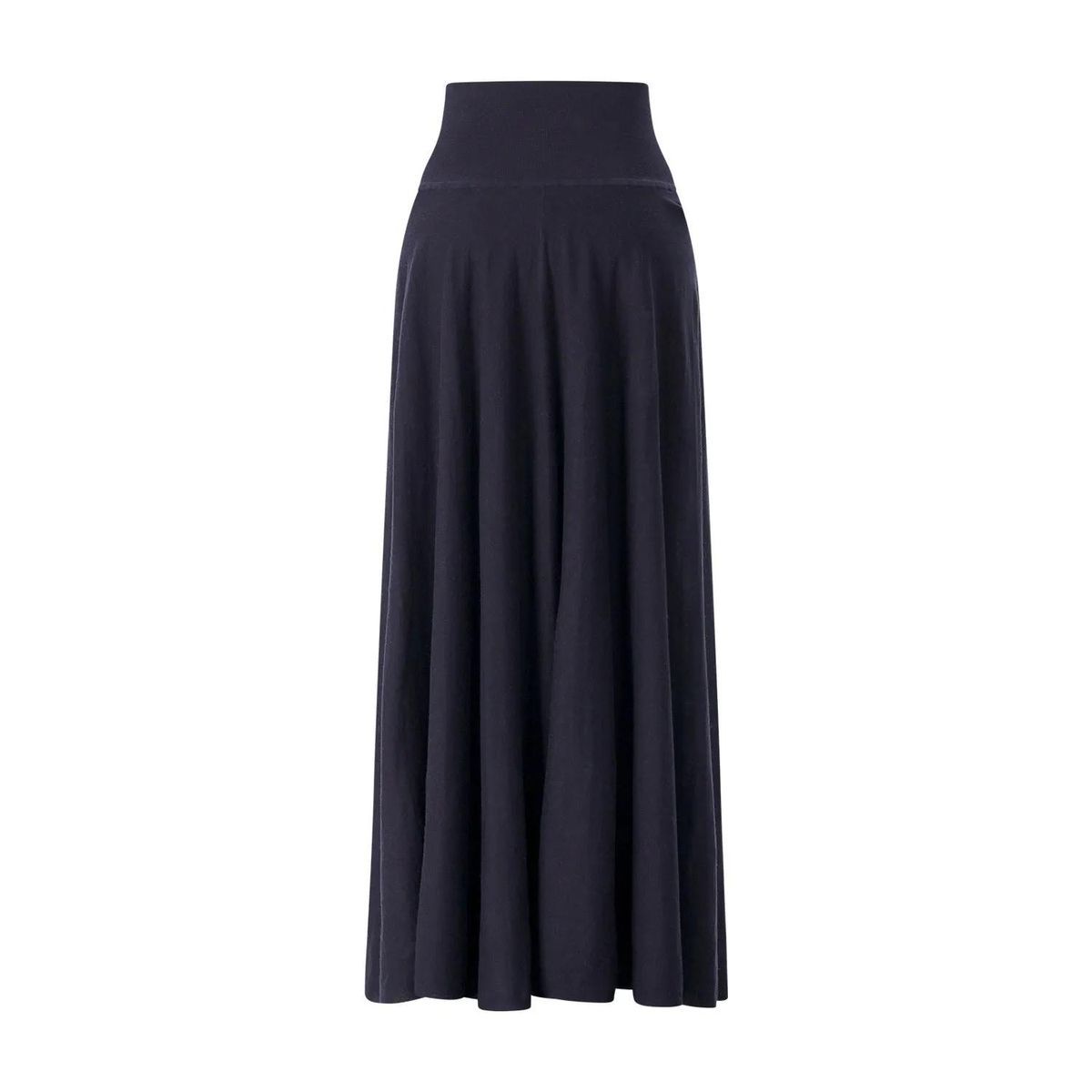 Eleganter Maxirock aus Seide und Leinen