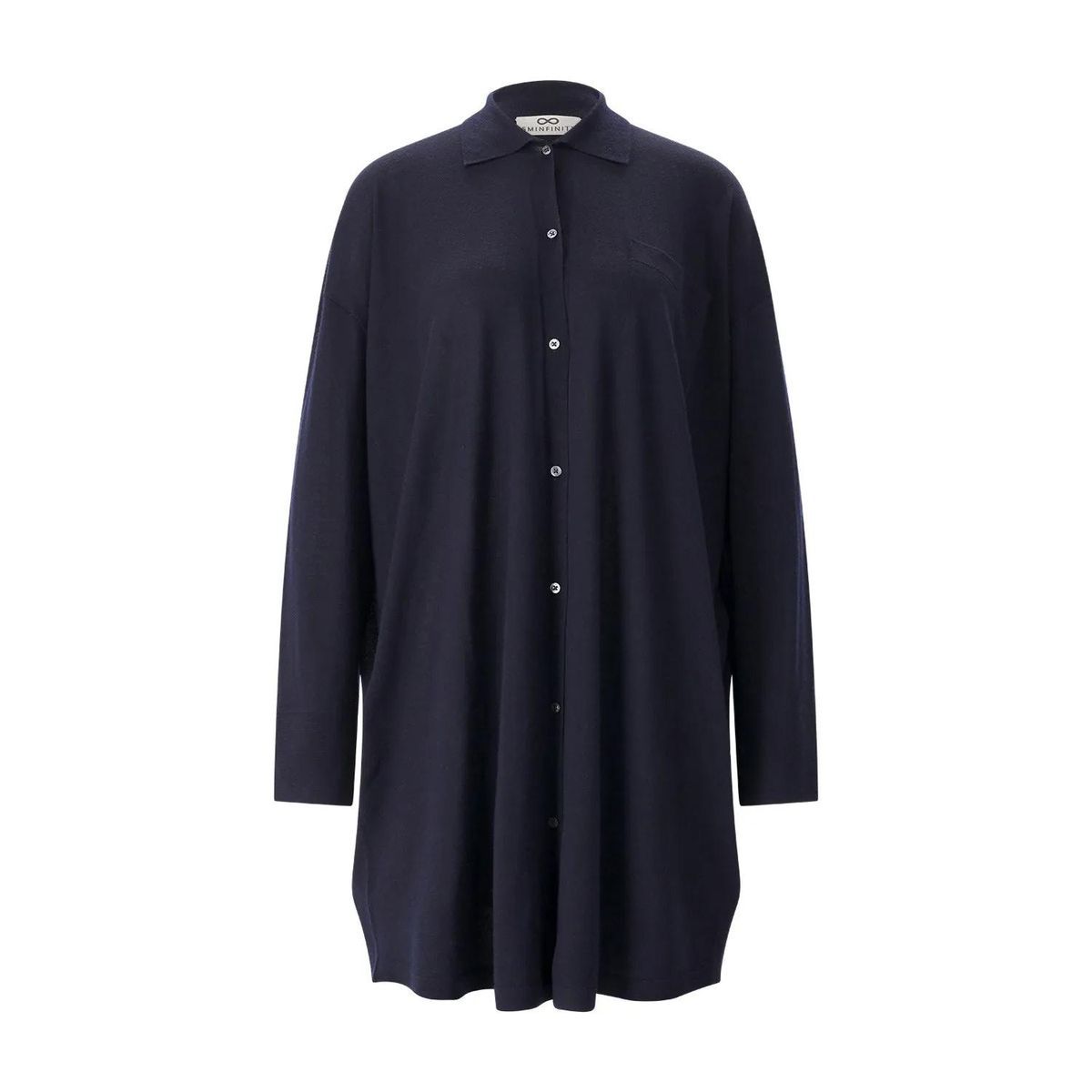 Oversized Strickjacke aus Merinowolle