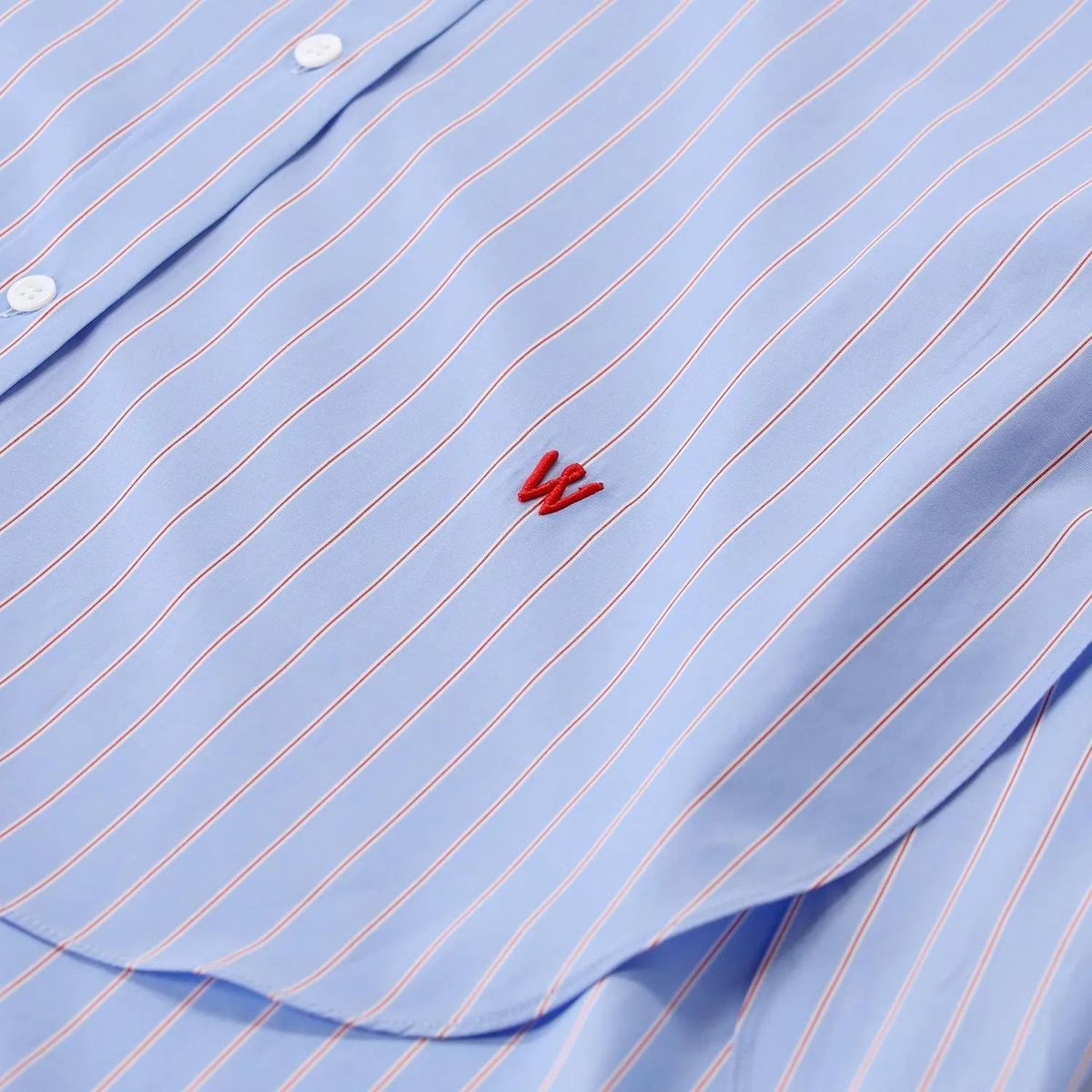 Gestreiftes Hemd mit lockerer Passform