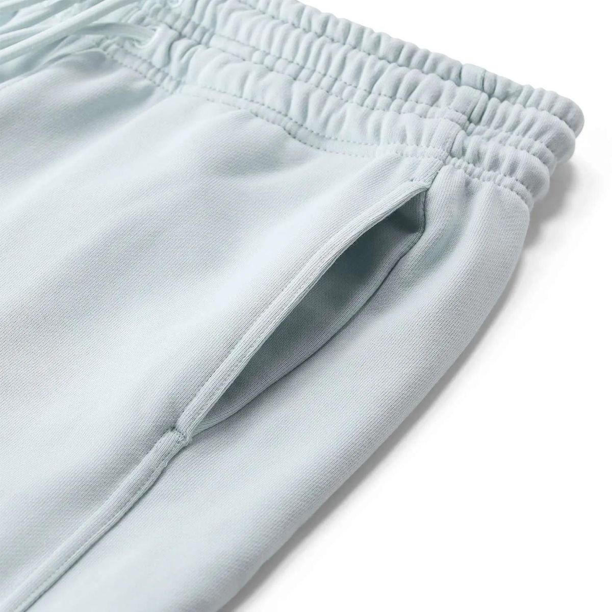 Sportliche hellblaue Baumwoll-Sweathose