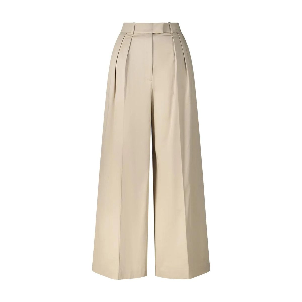 Weite Bundfaltenhose