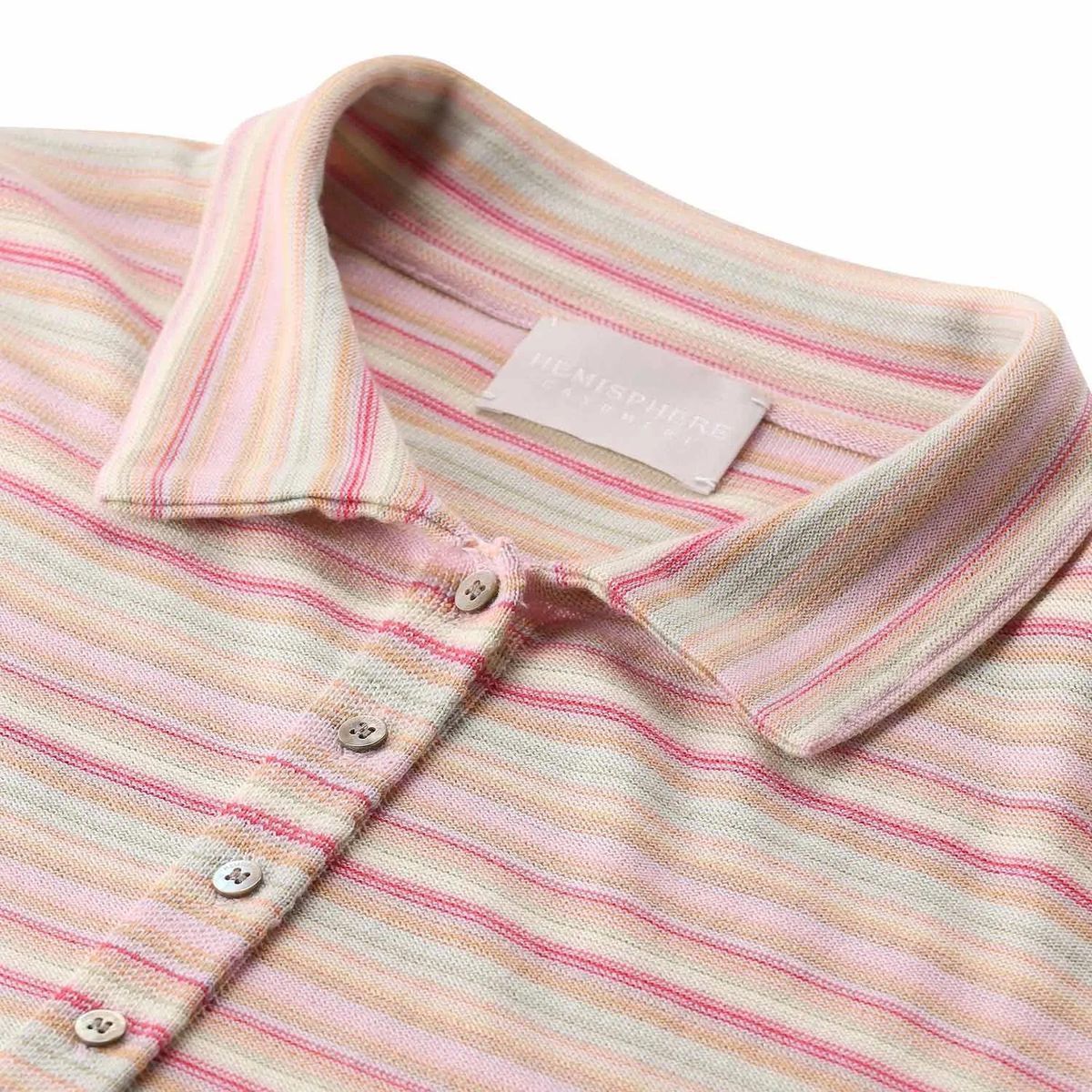 Gestreifte Strickjacke aus Merinowolle