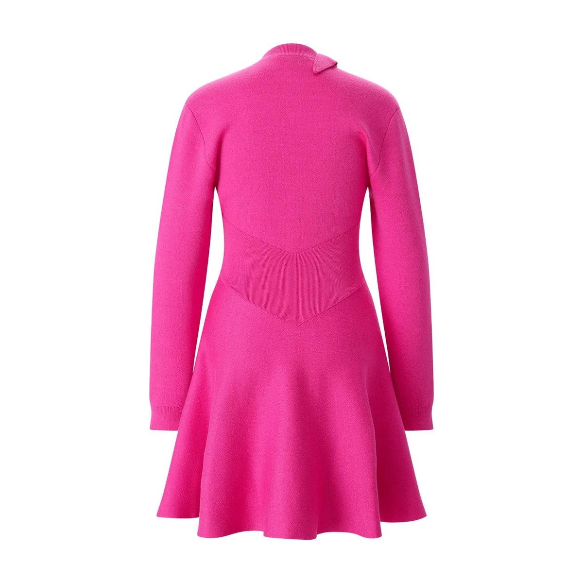 Gestricktes Mini-Kleid in A-Linie