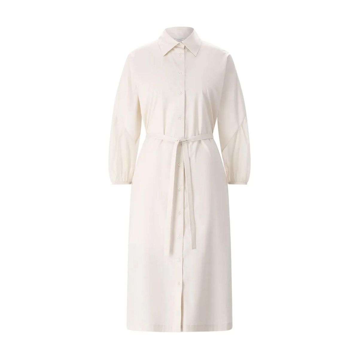 Elegantes Baumwoll-Midi-Hemdkleid