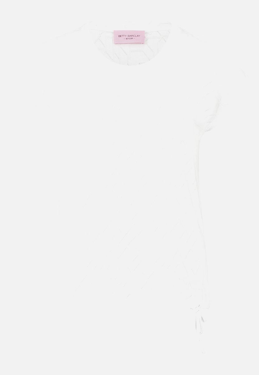 Strukturshirt mit Tunnelzug
