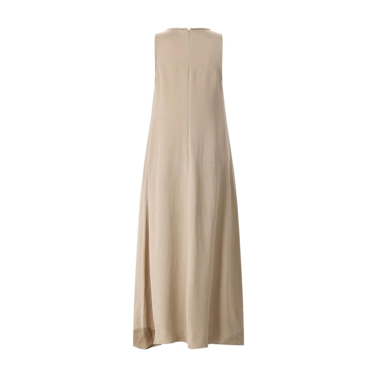 Elegantes ärmelloses Midikleid mit Details