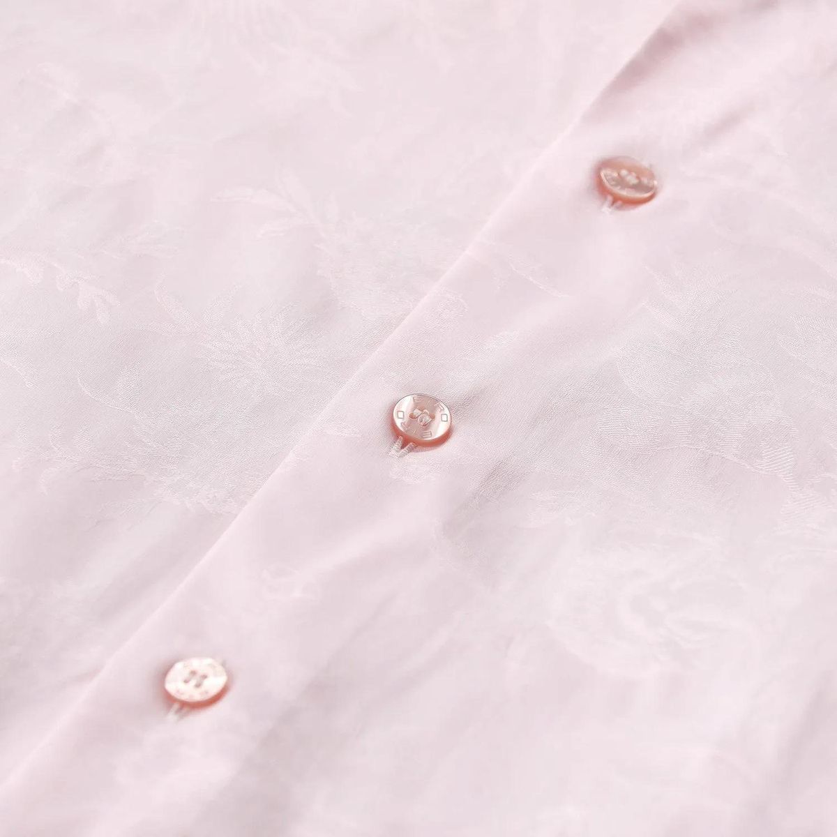 Baumwollhemd mit floralem Muster