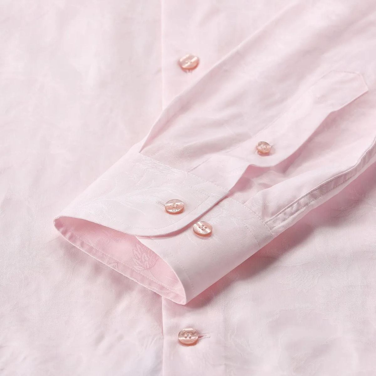 Baumwollhemd mit floralem Muster