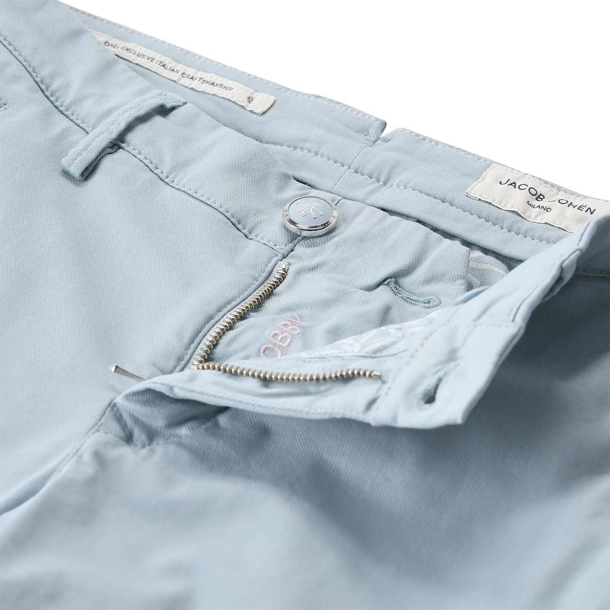 Moderne Slim-Fit Baumwollmischung Hose