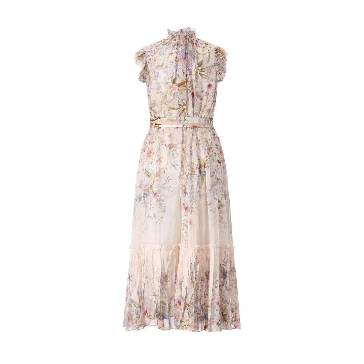 Romantisches Midikleid mit Blumenmuster