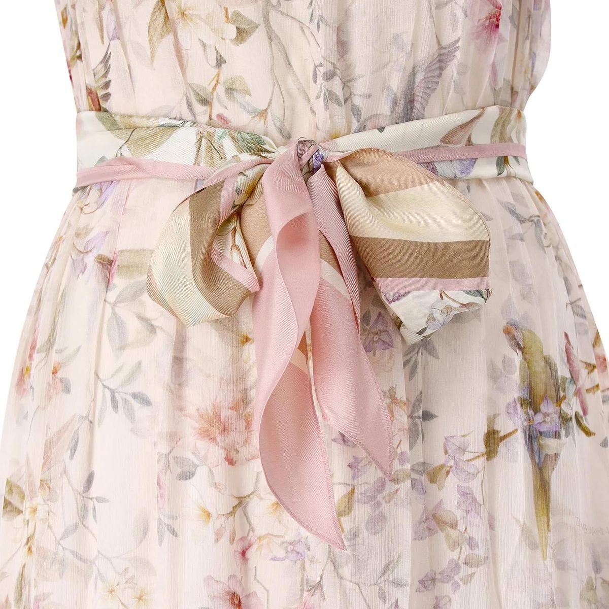 Romantisches Midikleid mit Blumenmuster
