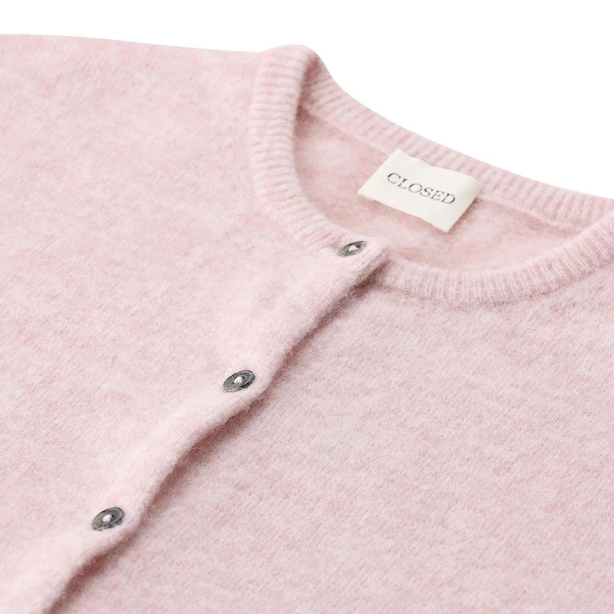 Klassische Strickjacke Alpakawoll-Mischung