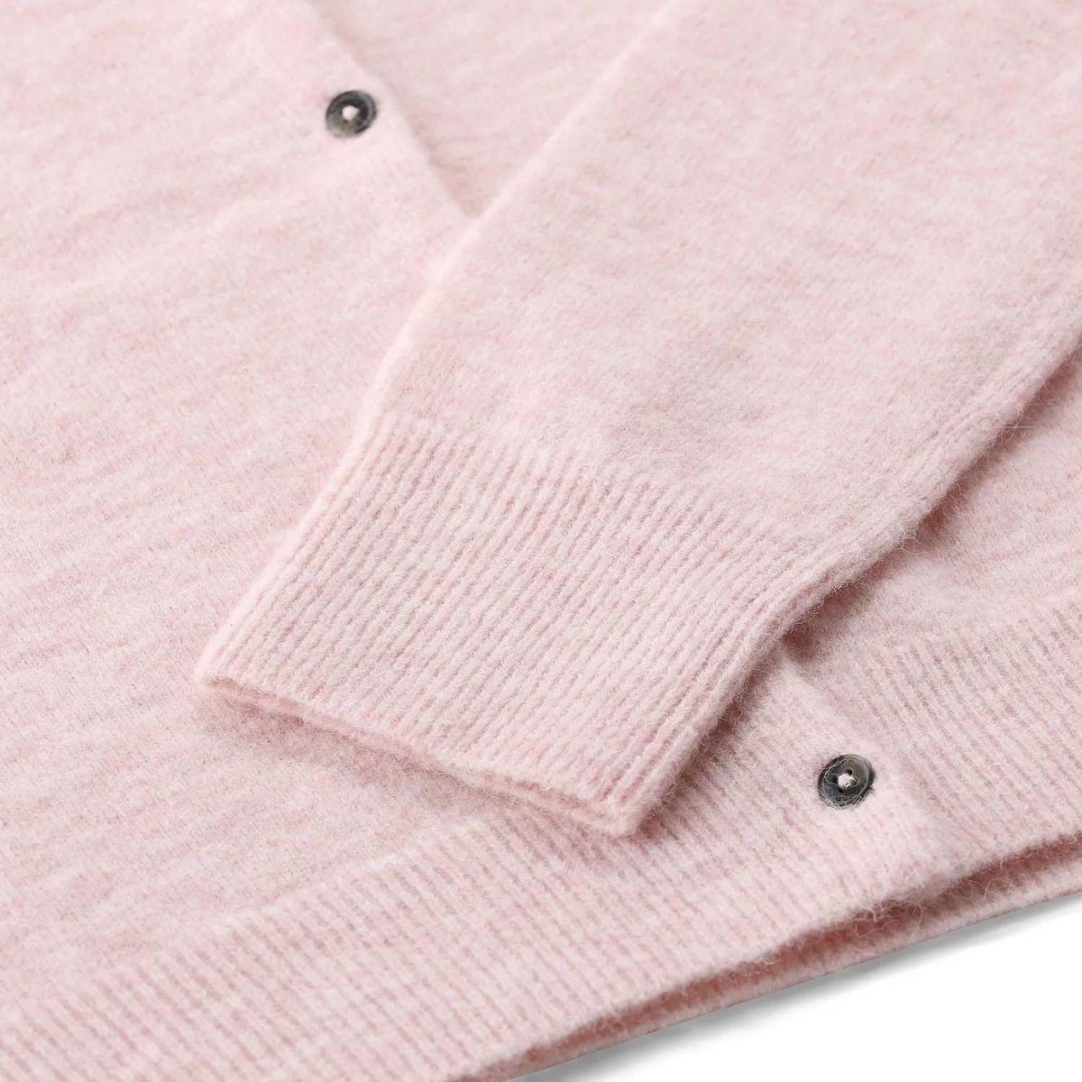 Klassische Strickjacke Alpakawoll-Mischung