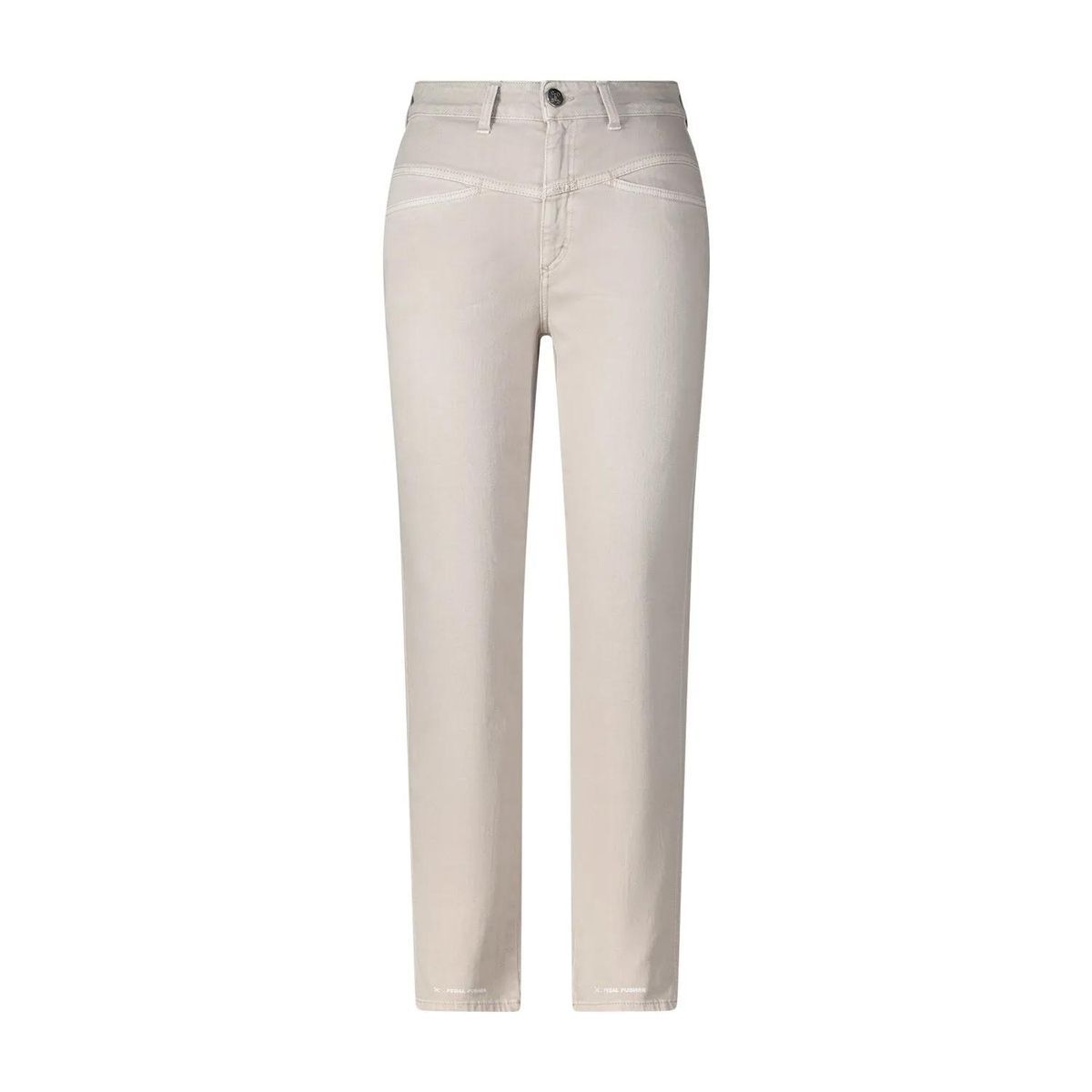 Entspannte, hochtaillierte Cropped Jeans