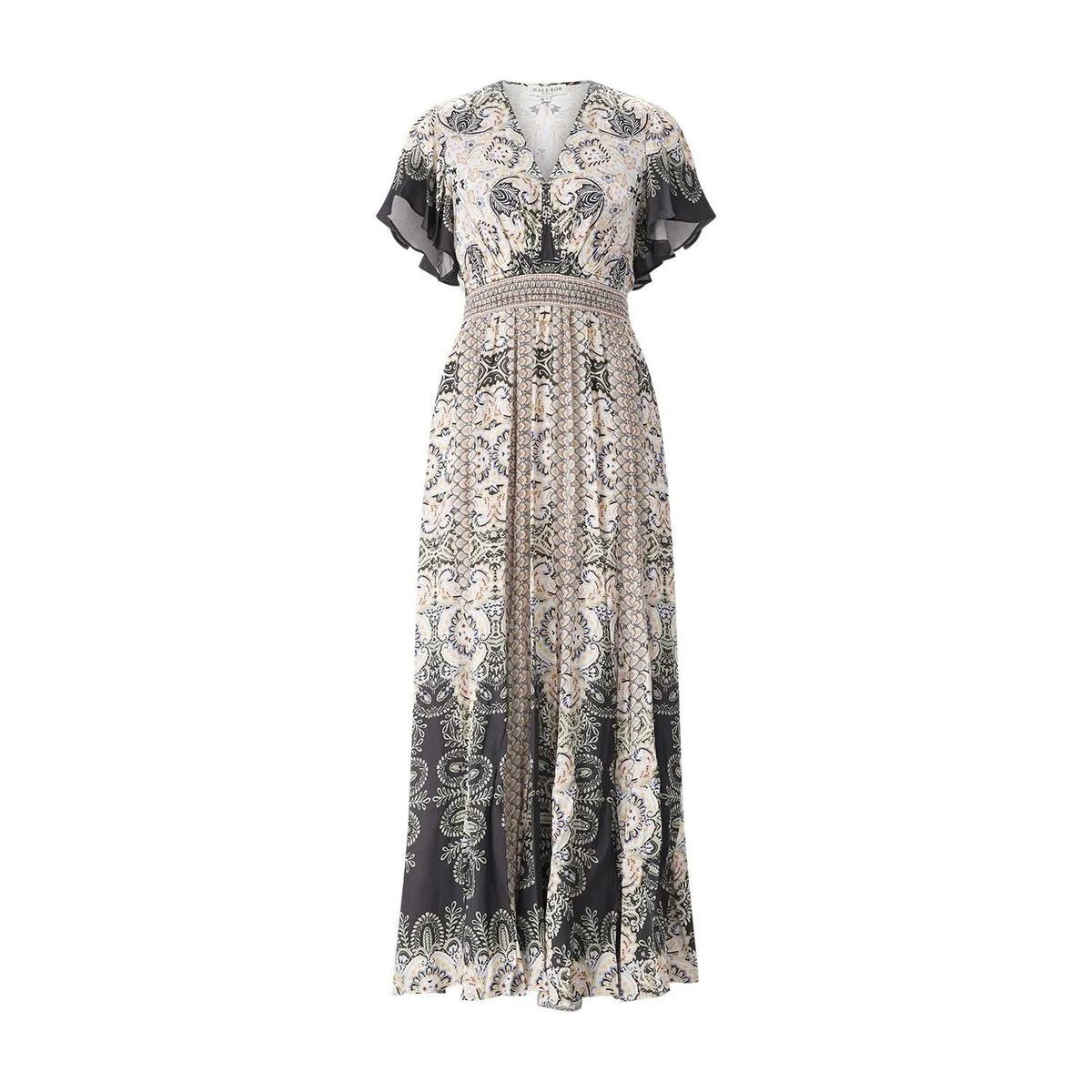 Elegantes Maxikleid mit Paisley-Muster