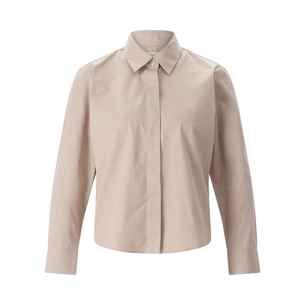 Klassisches Langarm-Hemd mit Knopfleiste