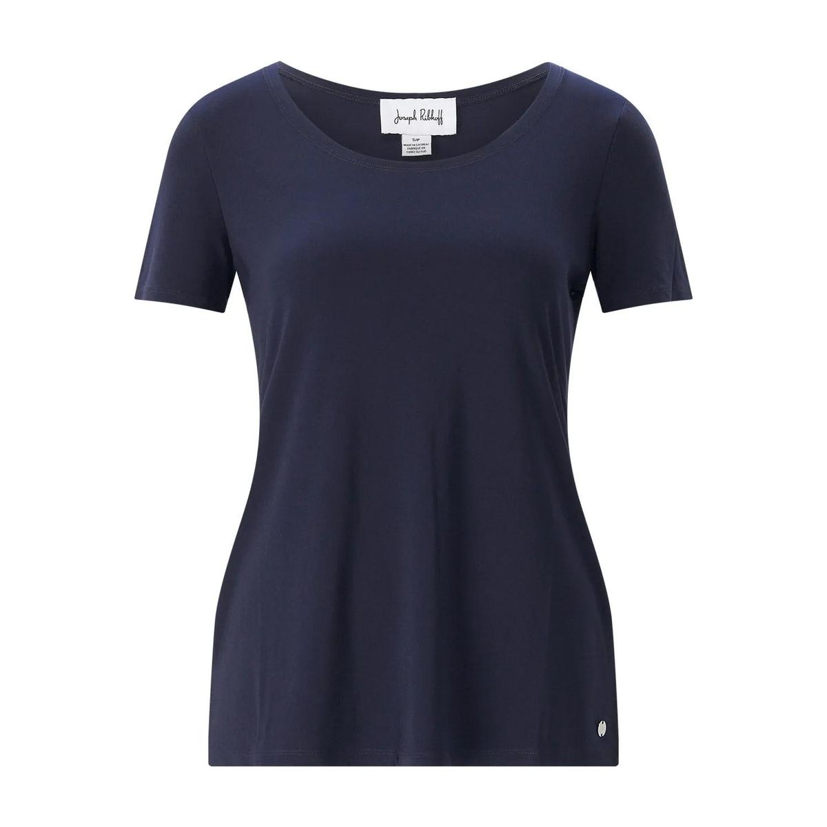 Klassisches Kurzarm-T-Shirt mit Rundhalsausschnitt