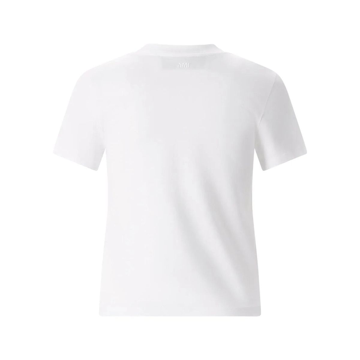 T-Shirt mit Rundhalsausschnitt und Herzlogo-Stickerei