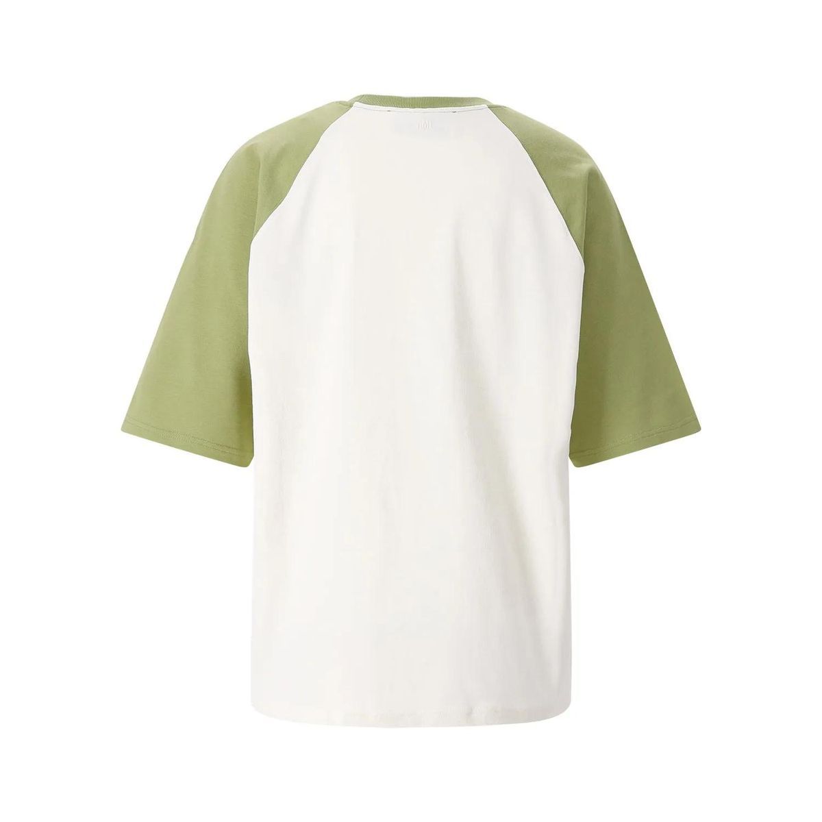 Raglan-T-Shirt mit Logo-Aufnäher