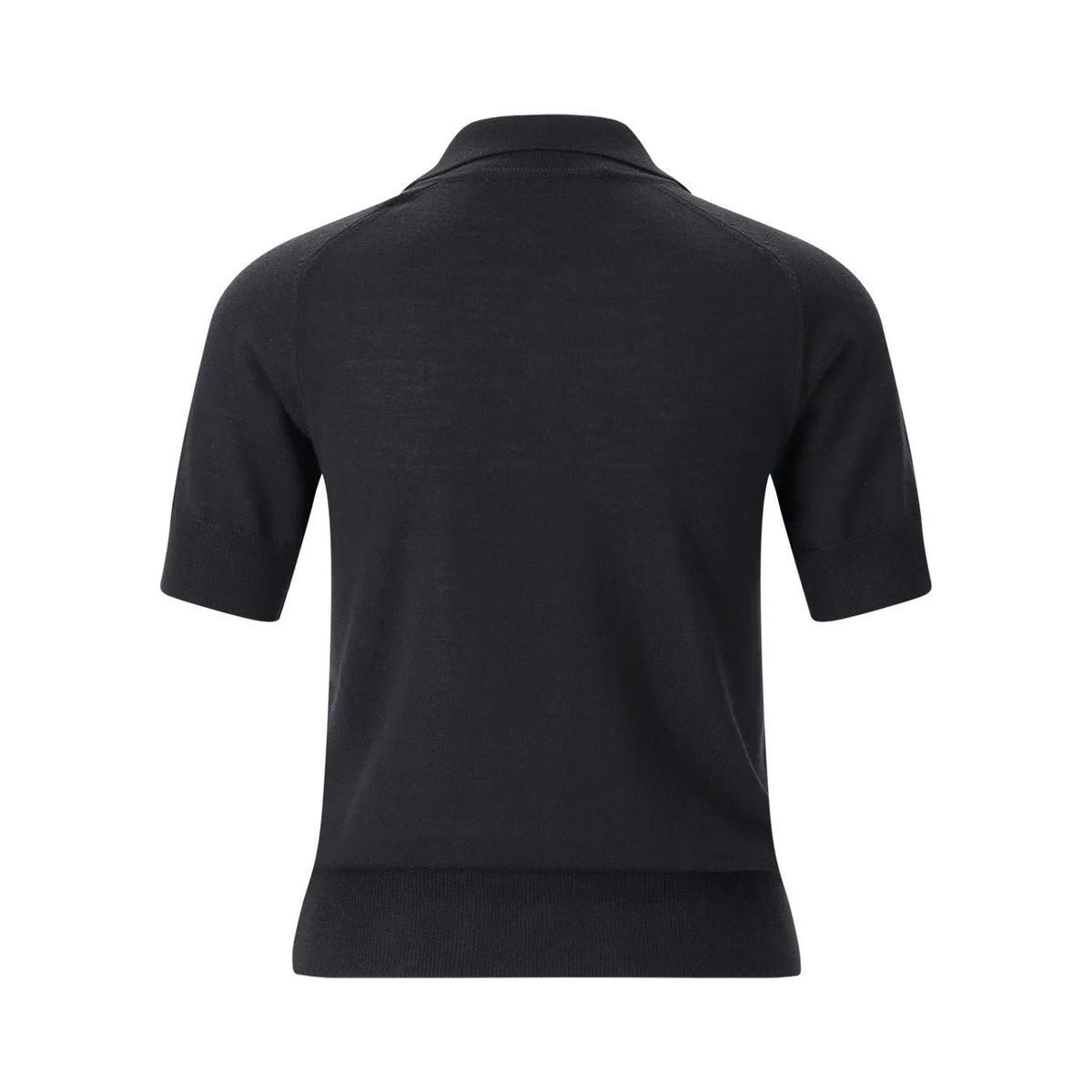 Strickpolohemd aus Merinowolle