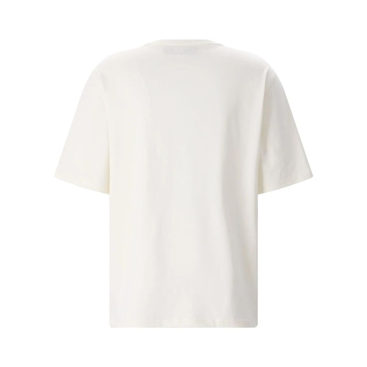 Baumwoll T-Shirt mit Rundhalsausschnitt und Logo