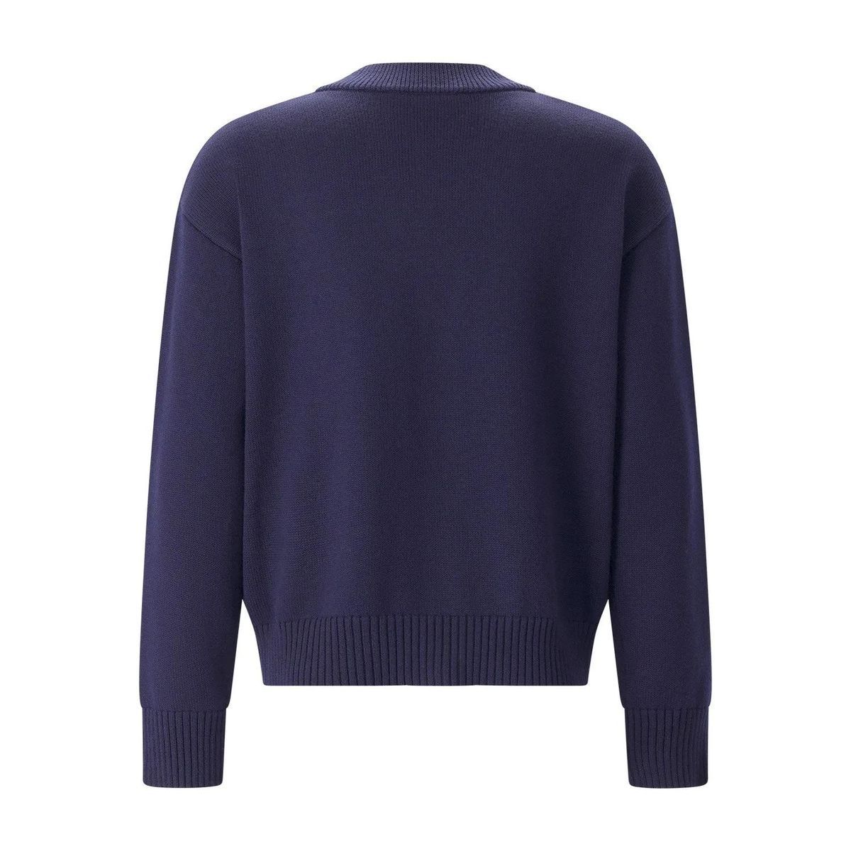 Klassische Strickjacke mit Logo