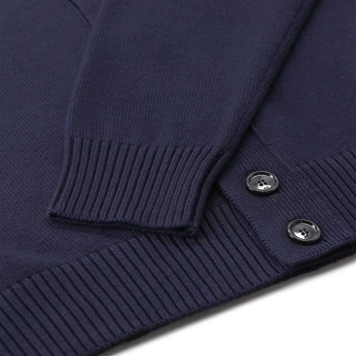 Klassische Strickjacke mit Logo