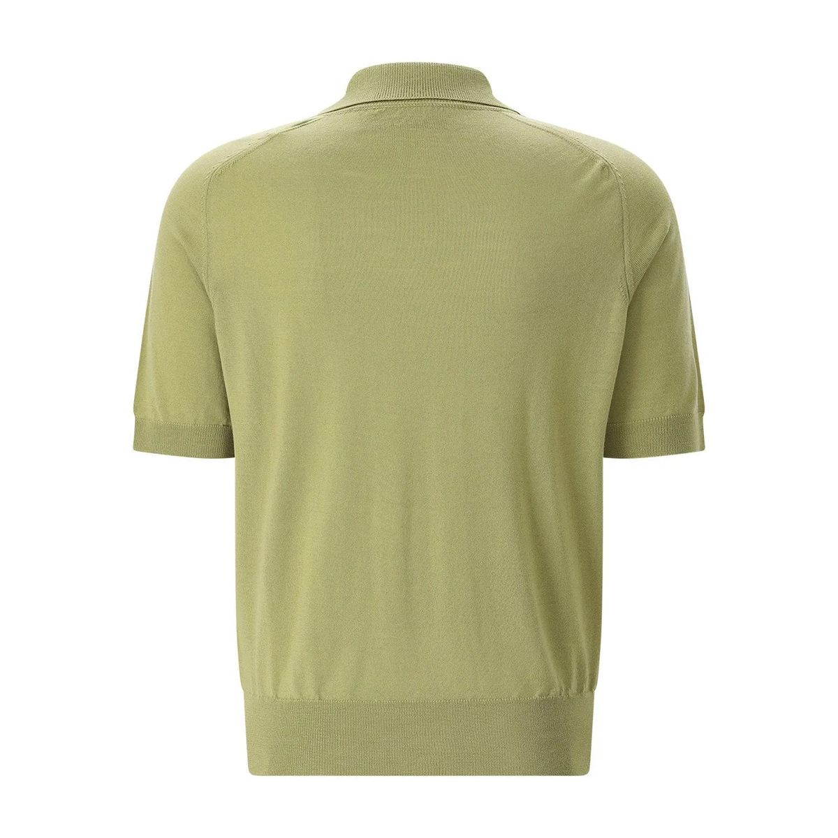 Elegantes Strickpolohemd mit Logo-Stickerei