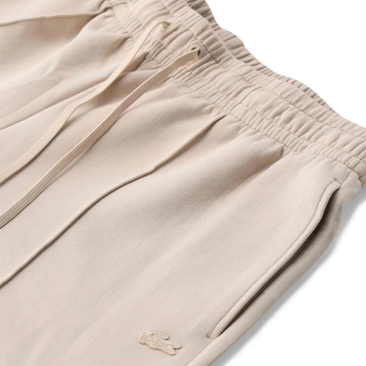 Beige, Weite Sweatpants mit Logo