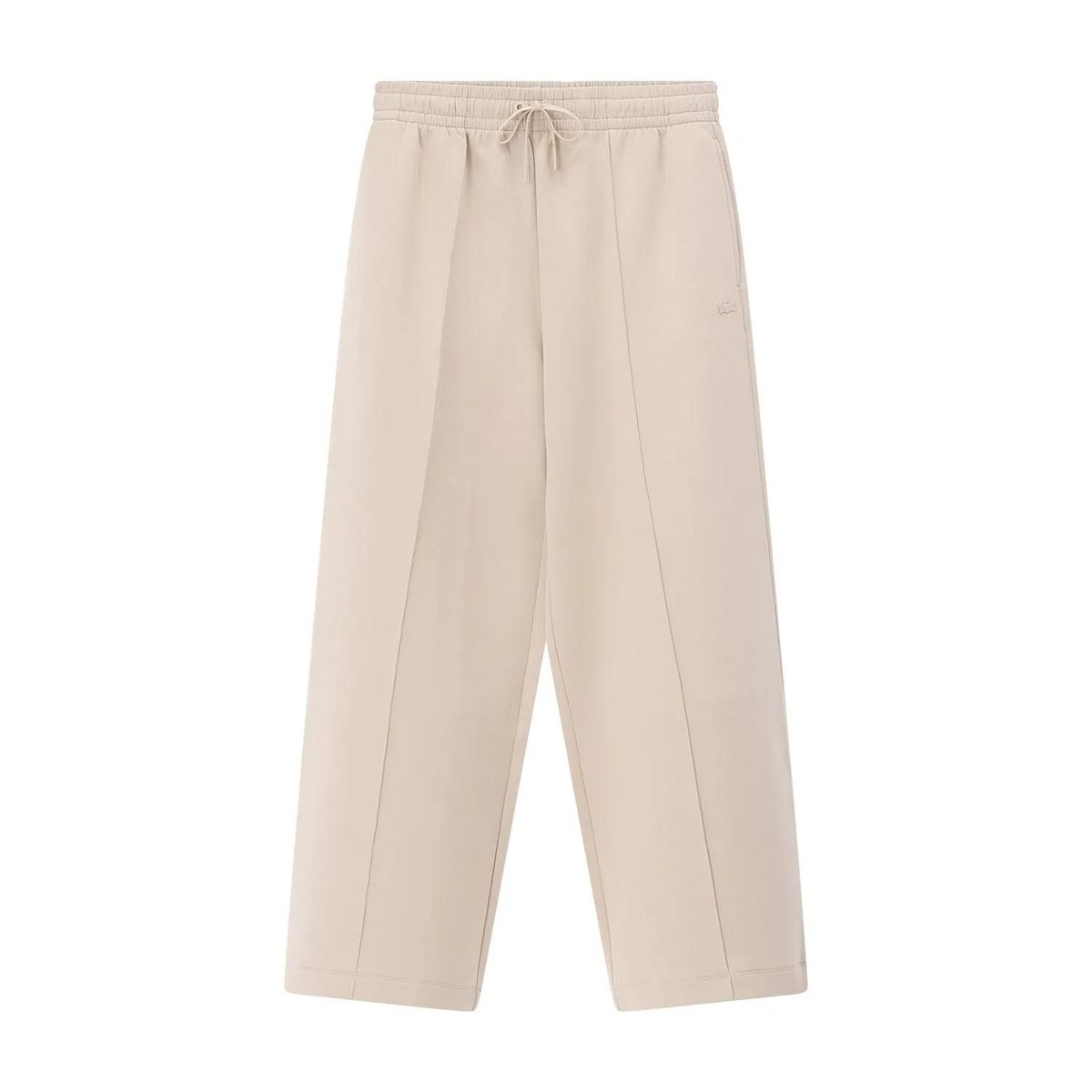 Beige, Weite Sweatpants mit Logo