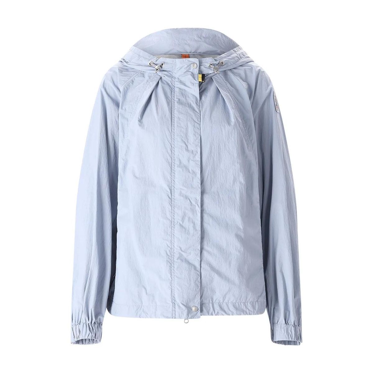 Leichte Kapuzen-Regenjacke mit Reißverschluss