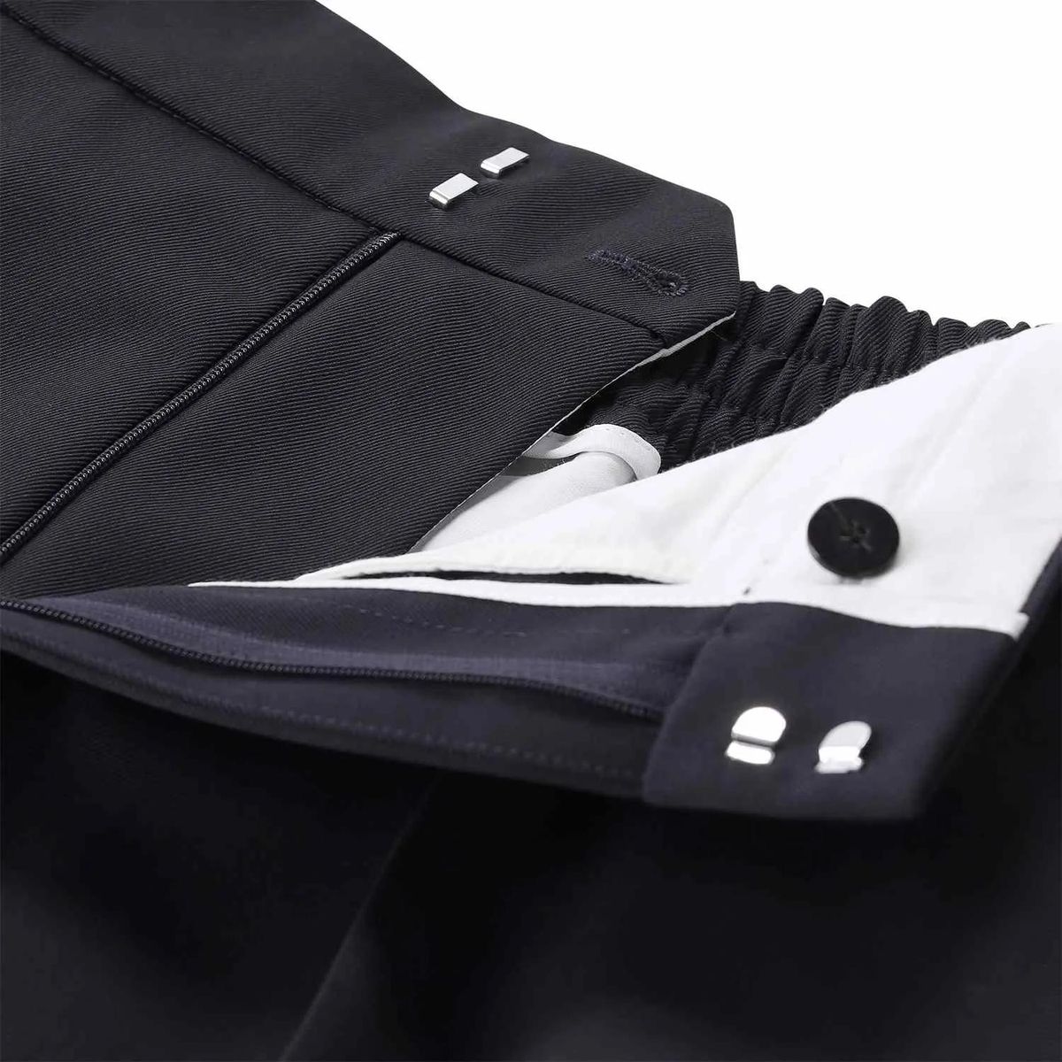 Schneiderei-Shorts mit Falten und Gummibund
