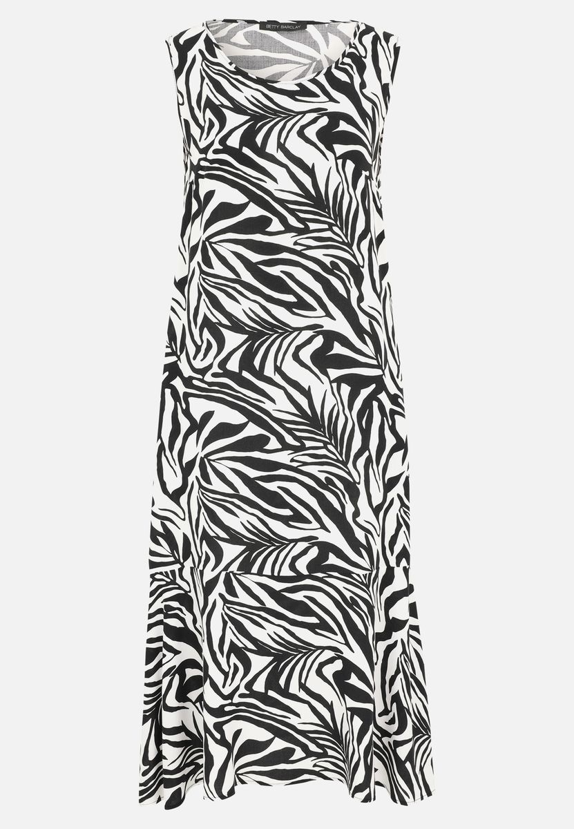 Ärmelloses Midikleid mit Animal-Print