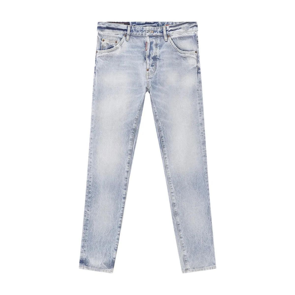 Regular-Fit Jeans mit Knopfleiste