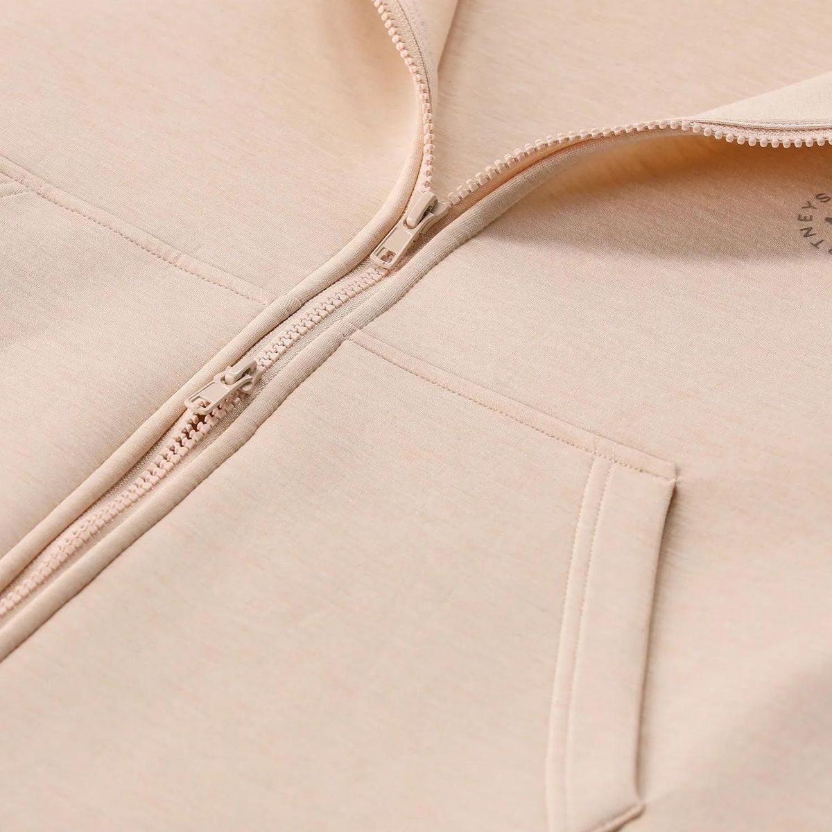 Sweatjacke mit Reißverschluss und lockerer Passform