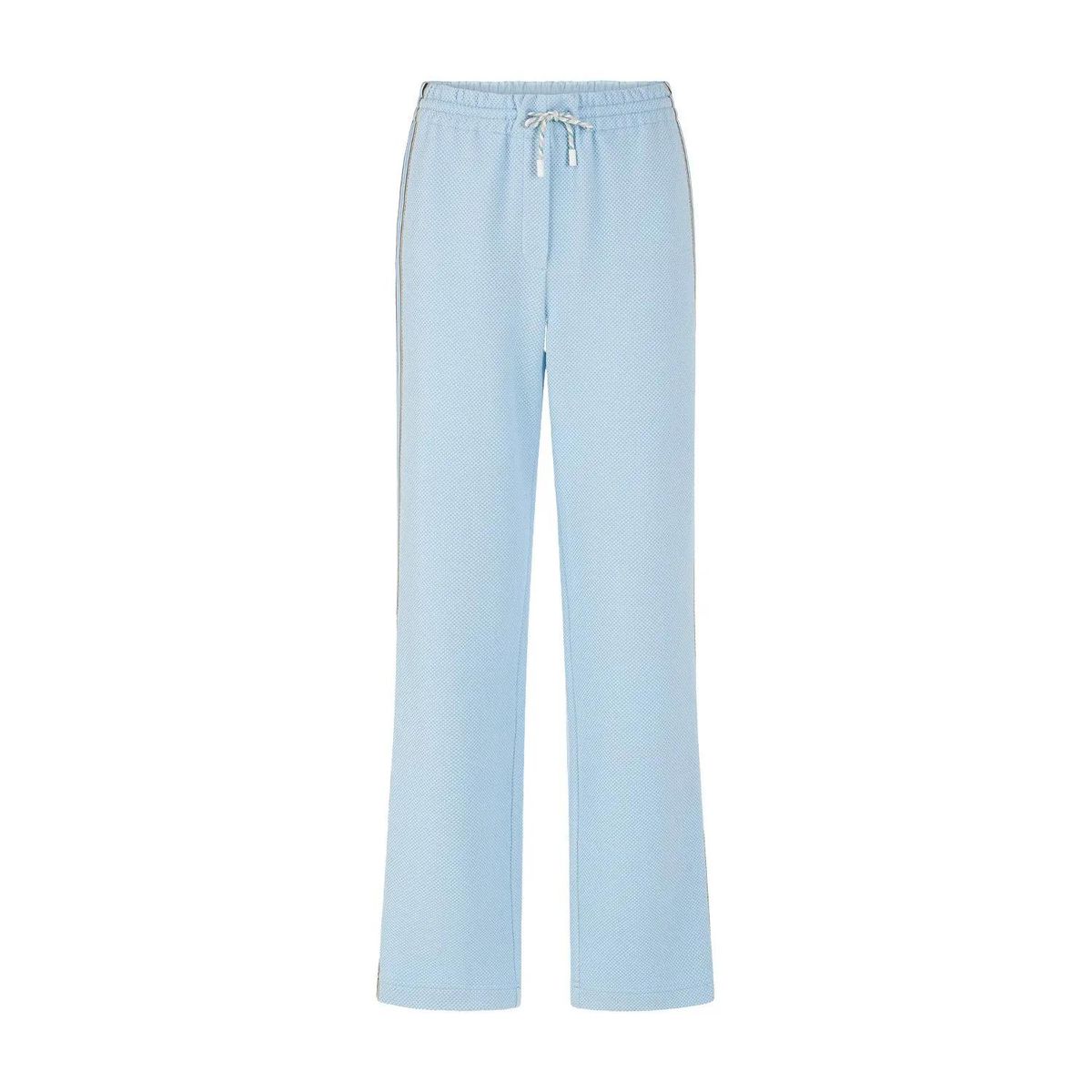 Sweatpants aus Baumwollmischung mit Seitenstreifen