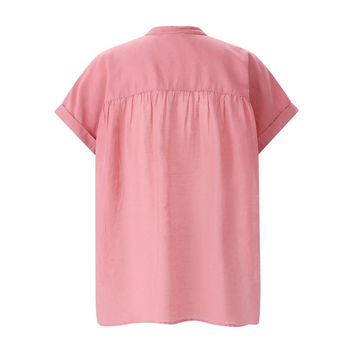 Leichte Kurzarmbluse mit Knopfleiste