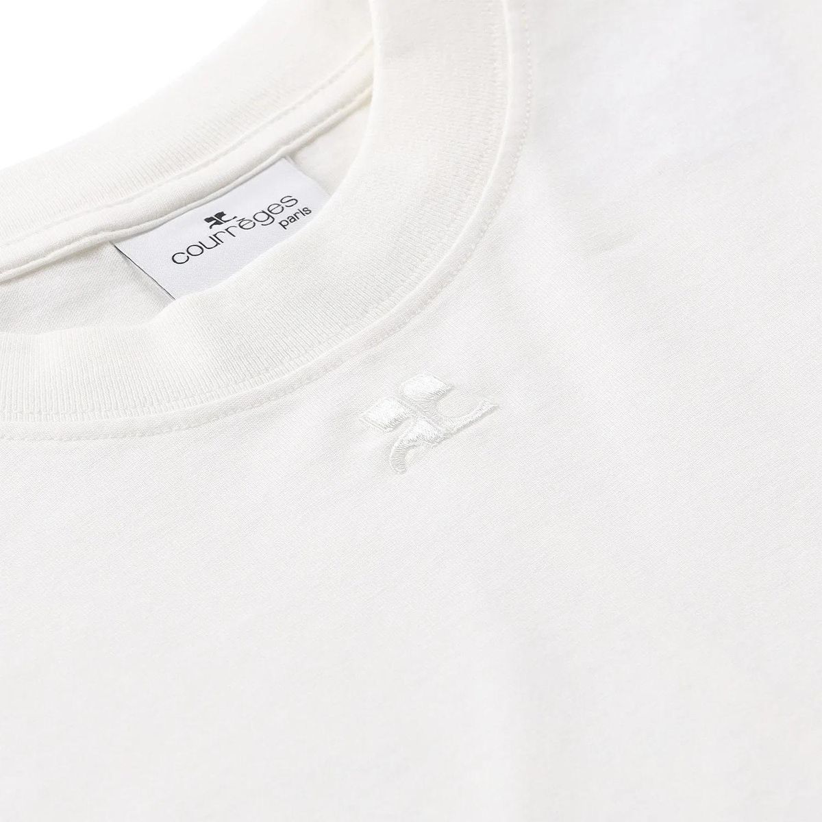 Minimalistisches Kurzarm Logo T-Shirt