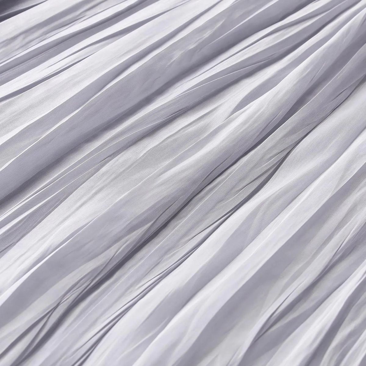 Fließender Plissee-Midirock