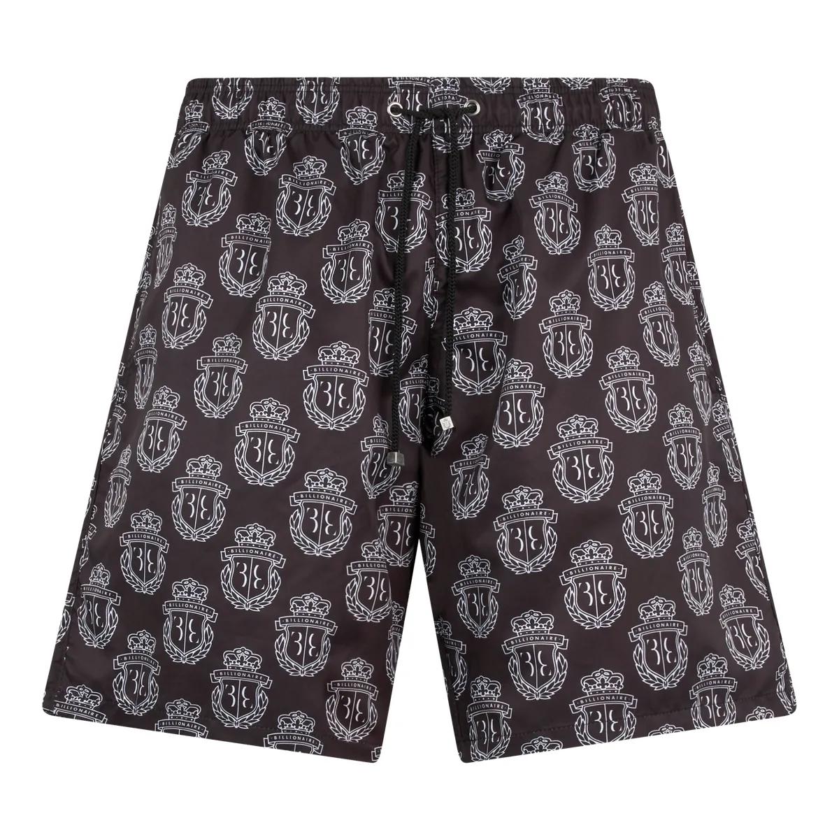 Badehose mit Kordelzug und Muster